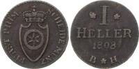 Frankfurt-Fürstprimatische Staaten Heller Carl Theodor von Dalberg 1806-1815. -