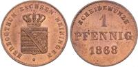 Sachsen-Meiningen Pfennig Georg II. 1866-1914. -