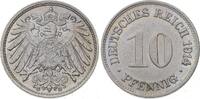 Kleinmünzen 10 Pfennig 1914 G CH UNC