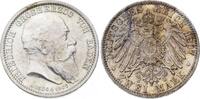 Baden 2 Mark Friedrich I. 1856-1907. -