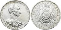 Preußen 3 Mark 1913 A Wilhelm II. 1888-1918. Winz. Kratzer, CH UNC