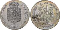 Westfalen, Königreich 1/6 Taler Hieronymus Napoleon 1807-1813. -