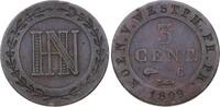 Westfalen, Königreich 3 Centimes Hieronymus Napoleon 1807-1813. -