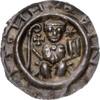 Kempten, Abtei Brakteat Heinrich II./III. 1197-1224. -