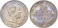 Lippe-Detmold 2 1/2 Silbergroschen Paul Friedrich Emil Leopold 1851-1875. -