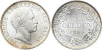 Baden-Durlach 1/2 Gulden Friedrich I. 1852-1907. -