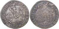Mansfeld-vorderortische Linie zu Friedeburg 1/2 Taler Peter Ernst I., Christoph II. und Johann Hoyer III. 1558-1573. -