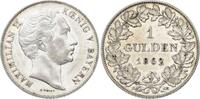 Bayern Gulden Maximilian II. Joseph 1848-1864. -