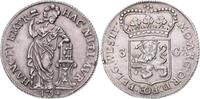 Niederlande-Westfriesland, Provinz 3 Gulden 1794 Kl. Schrötlingsfehler am Rand, EF