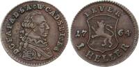 Jever, Herrschaft Heller Friedrich August von Anhalt-Zerbst 1747-1793. -