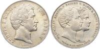Geschichtsdoppeltaler 1842 Bayern Ludwig I. 1825-1848. Sehr schön +