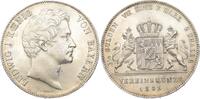 Doppeltaler 1843 Bayern Ludwig I. 1825-1848. Winz. Kratzer, vorzüglich-Stempelglanz