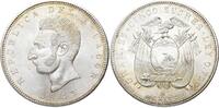 Ecuador 5 Sucres 1943 Republik seit 1830. Winz. Kratzer, UNC-