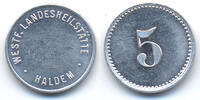 Westfalen - Haldem Wert 5 Westf. Landesheilstätte Haldem (Menzel 12713.1) -