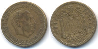Spanien - Spain 1 Peseta Francisco Franco 1939-1975 -