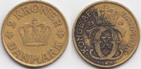Dänemark - Denmark 2 Kronen Christian X. 1912-1947 -