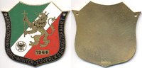 Niedersachsen - Barnstorf Autoplakette Barnstorfer ADAC-Winter-Zuverlässigkeitsfahrt 1966 -