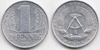 DDR 1 Pfennig Aluminium -
