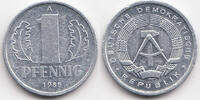 DDR 1 Pfennig Aluminium -