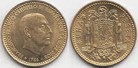 Spanien - Spain 1 Peseta Francisco Franco 1939-1975 -
