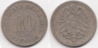 Kaiserreich 10 Pfennig kleiner Adler - Kupfer/Nickel -