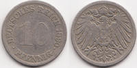Kaiserreich 10 Pfennig großer Adler - Kupfer/Nickel -