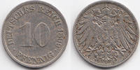 Kaiserreich 10 Pfennig großer Adler - Kupfer/Nickel -