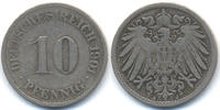 Kaiserreich 10 Pfennig großer Adler - Kupfer/Nickel -