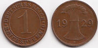 Weimarer Republik 1 Reichspfennig Kupfer -