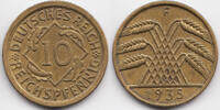 Weimarer Republik 10 Reichspfennig Kupfer/Aluminium -