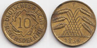 Weimarer Republik 10 Reichspfennig Kupfer/Aluminium -