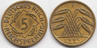 Weimarer Republik 5 Reichspfennig Kupfer/Aluminium - große 5 -