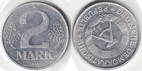 DDR 2 Mark Aluminium - starke Stempeldrehung -