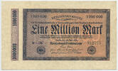 Deutsches Reich Inflation 1919-1924 Rosenberg Nr. 93 1 Million Mark 1923 2+