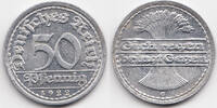 Weimarer Republik 50 Pfennig Aluminium -