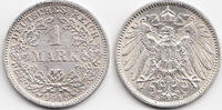 Kaiserreich 1 Mark großer Adler - Silber -