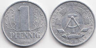 DDR 1 Pfennig Aluminium -