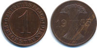Weimarer Republik 1 Reichspfennig Kupfer -