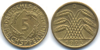 Weimarer Republik 5 Reichspfennig Kupfer/Aluminium -