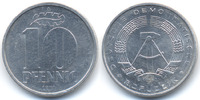 DDR 10 Pfennig Aluminium – Verprägung Jahreszahl -