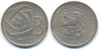 Tschechoslowakei - Czechoslovakia 3 Kronen CSSR 1960-1990 – Zainende -
