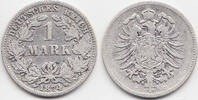 Kaiserreich 1 Mark kleiner Adler - Silber -