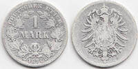 Kaiserreich 1 Mark kleiner Adler - Silber -