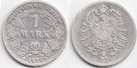 Kaiserreich 1 Mark kleiner Adler - Silber -