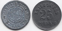 Baden 25 Pfennig Furtwangen - Zink vernickelt 1918 (Funck 148.3a) -