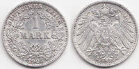 Kaiserreich 1 Mark großer Adler - Silber -