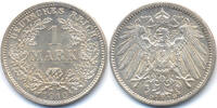 Kaiserreich 1 Mark großer Adler - Silber -