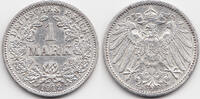 Kaiserreich 1 Mark großer Adler - Silber -