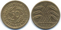 Weimarer Republik 50 Rentenpfennig Kupfer/Aluminium -