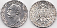 Anhalt 3 Mark Friedrich II. 1904-1918 -